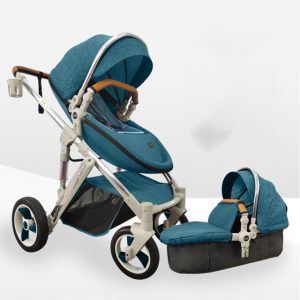 Newborn Babies High Landscape and Folding Two-way Portable Baby Stroller