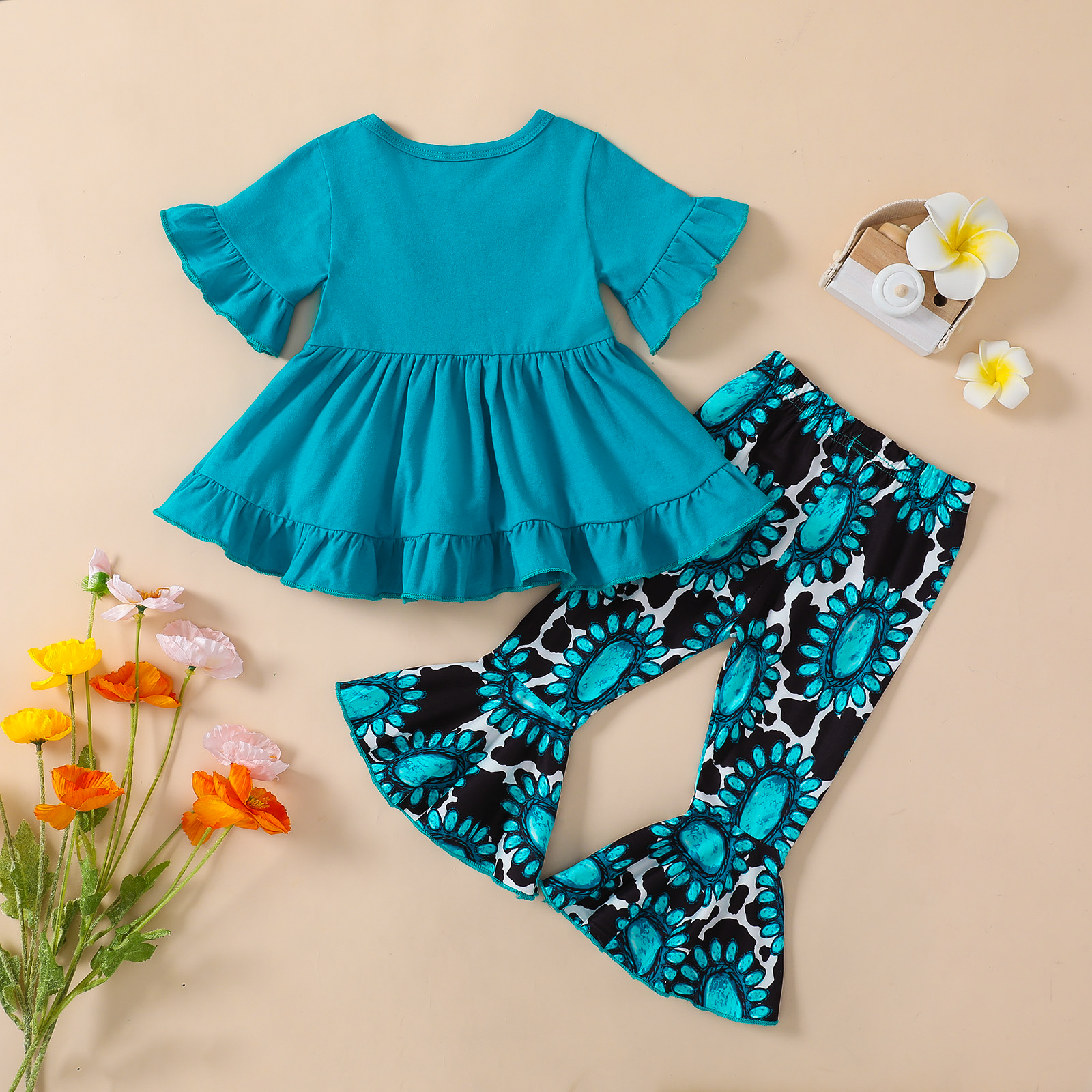 2023-02-23-Lioraitiin-0-5Years-Toddler-Kids-Girls-Clothes-Set-Solid-Short-Sleeve-Crew-Neck-2.jpg