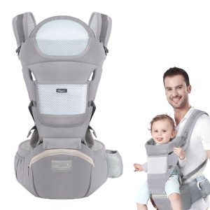 Baby Carrier Ergonomic,Infant Multifunctional Waist Stool,Newborn To Toddler Multi-use Before and After Kangaroo Bag Accessories