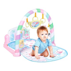 Baby Fitness Frame Crawling Game Blanket Multifunctional Mat Crawling Mat Infant Rug Kids Activity Mat Gym Educational Toy