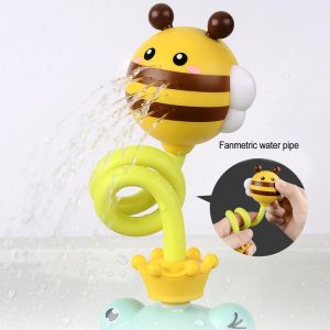 Bath Toys Baby Bath Toys Green Frog Shower Head With Sprinkler Electric Bathroom Shower Game Bathtub Toys For Kids Bath Time
