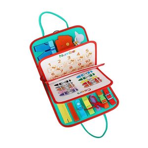 Busy Board Montessori Toys for Toddlers Sensory Toy Preschool Learning Educational Travel Activities For Kids Fine Motor Skills