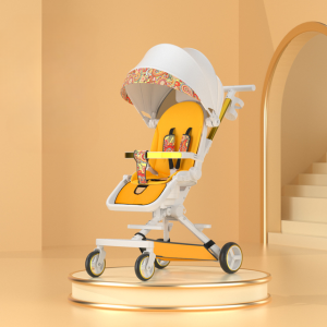 Baby Stroller fold Portable baby cars Adjustable Lightweight Baby Stroller Sit and lie down two-way Four Wheels Cart