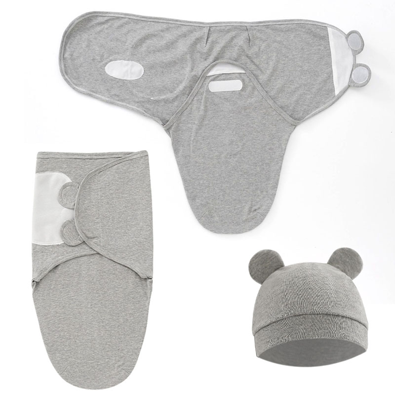 100-Organic-Cotton-Baby-Swaddle-Blanket-Swaddle-Wrap-Hat-Set-for-Infant-Adjustable-Newborn-Swaddle-Baby-5.jpg