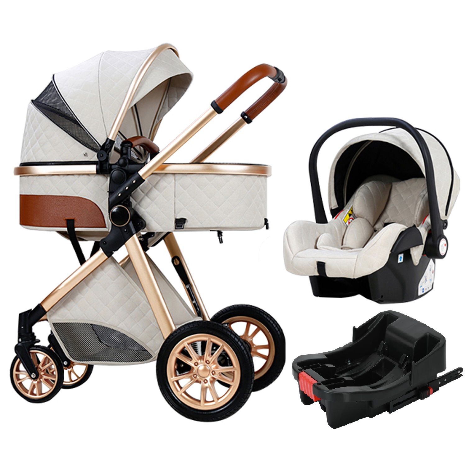 Luxury-Portable-Travel-Pram-3-in-1Baby-Stroller-High-Landscape-Baby-Pushchair-Baby-Travel-Stroller-Newborn