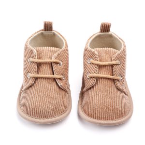 0-18M Baby First Walkers Toddler Newborn Infant Boy Girl Shoes Ribbed Solid Soft Sole Crib Shoes Autumn Spring