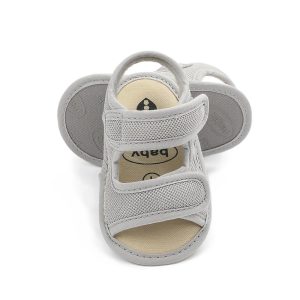Baby Boys Girls Soild Breathable Anti-Slip Sandals Toddler Soft Soled Shoes