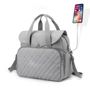ZK50 Waterproof Single Shoulder Multifunctional Dual-use Portable Baby Diaper Bag Storage Bag Suitable For Newborn Mommy Bag