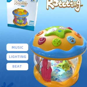 Ocean Projector Luminous Toys Music Baby Toys for 12-18 Months Toddlers 6 to 12 Months Toddlers Crawl Learning Prone Time Toys